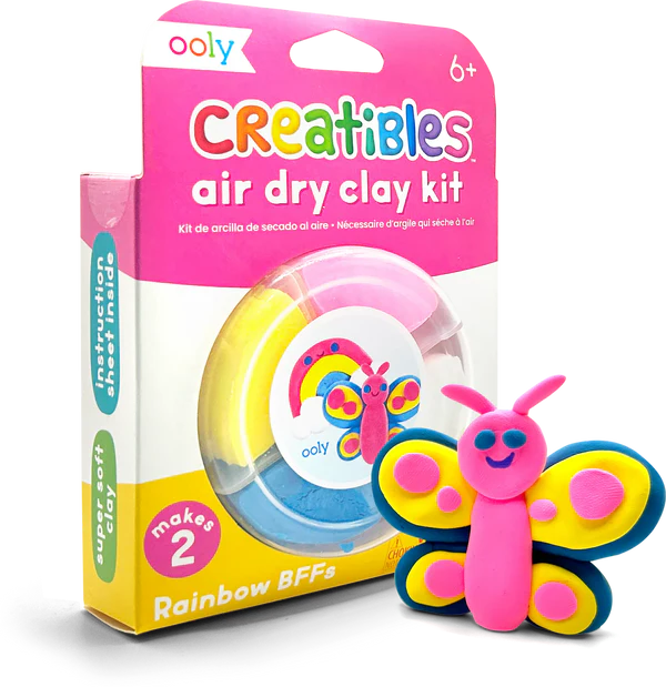 Creatibles Mini Air Dry Clay Kit - Rainbow BFFs